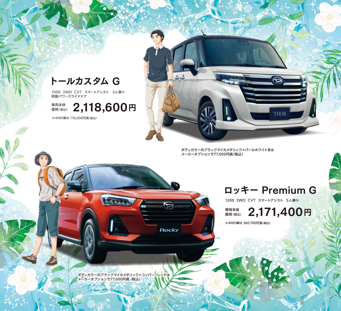 トール、ロッキー